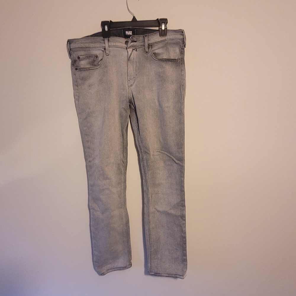 PAIGE Light Wash Denim Jeans